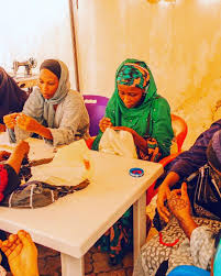 Image of bead making and jewelry work